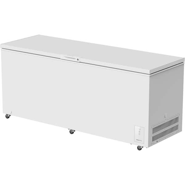 25 cu. ft. Convertible Garage Ready Manual Defrost Chest Freezer in White with Freeze Boost