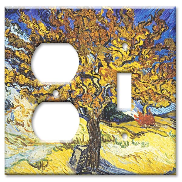 Art Plates Van Gogh Mulberry Tree Outlet/Switch Combo Wall Plate