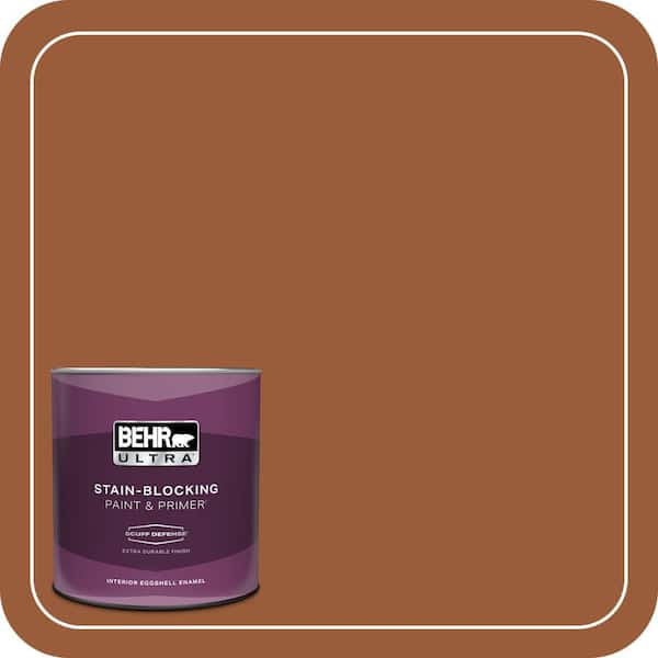 BEHR ULTRA 1 qt. #240D-7 Chestnut Stallion Extra Durable Eggshell Enamel Interior Paint & Primer