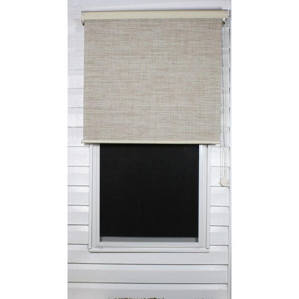 Coolaroo Linen Exterior Roller Shade, 92% UV Block (Price Varies by Size)-DISCONTINUED