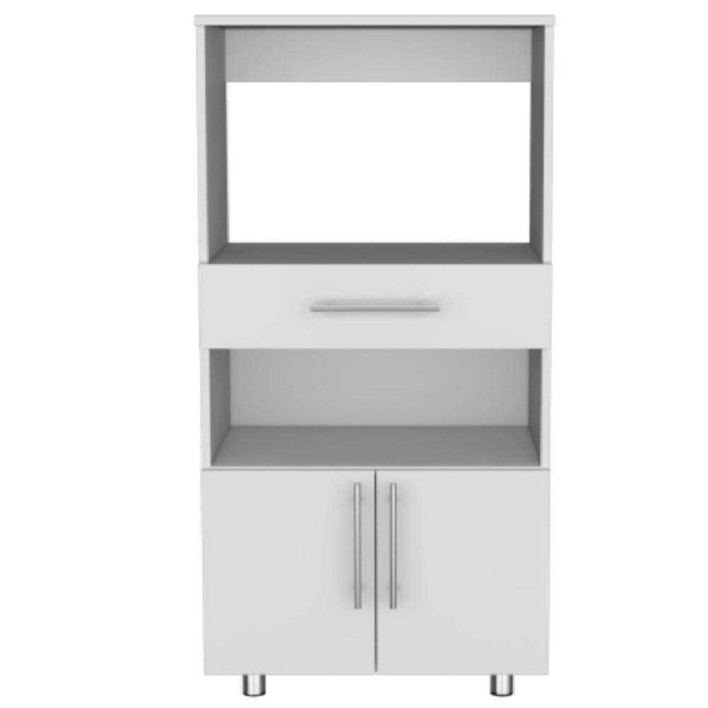 Aoi box White 48.03 in. Kitchen Pantry Storage with Counter Top