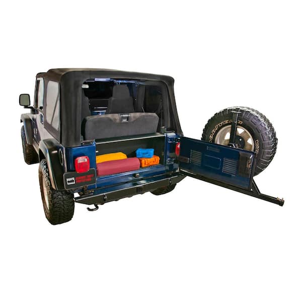 TUFFY SECURITY PRODUCTS 97-06 Wrangler Tailgate Security Enclosure in Black
