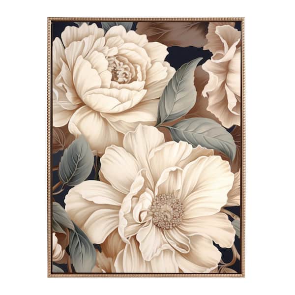 Kate and Laurel Sylvie Retro Glam Floral in Muted Color