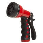 9-Pattern Revolver Front Trigger Spray Nozzle, Red