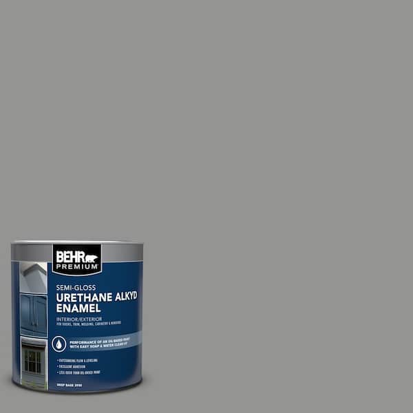 BEHR PREMIUM 1 qt. #780F-5 Anonymous Semi-Gloss Enamel Urethane Alkyd Interior/Exterior Paint
