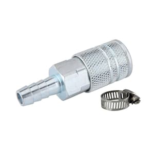 Zinc 1/4 in. x 1/4 in. Industrial Barbed Coupler