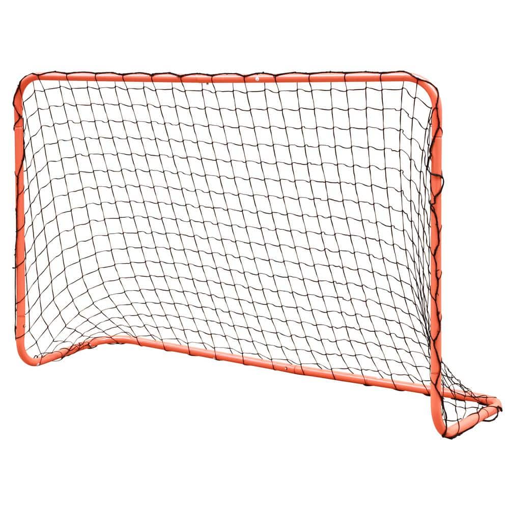 Orange 47.24 in. W Portable Fitness Soccer Goals
