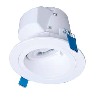 RLS4,4 in., 2700K-5000K Selectable CCT Integrated LED Recessed Light, White, Dimmable
