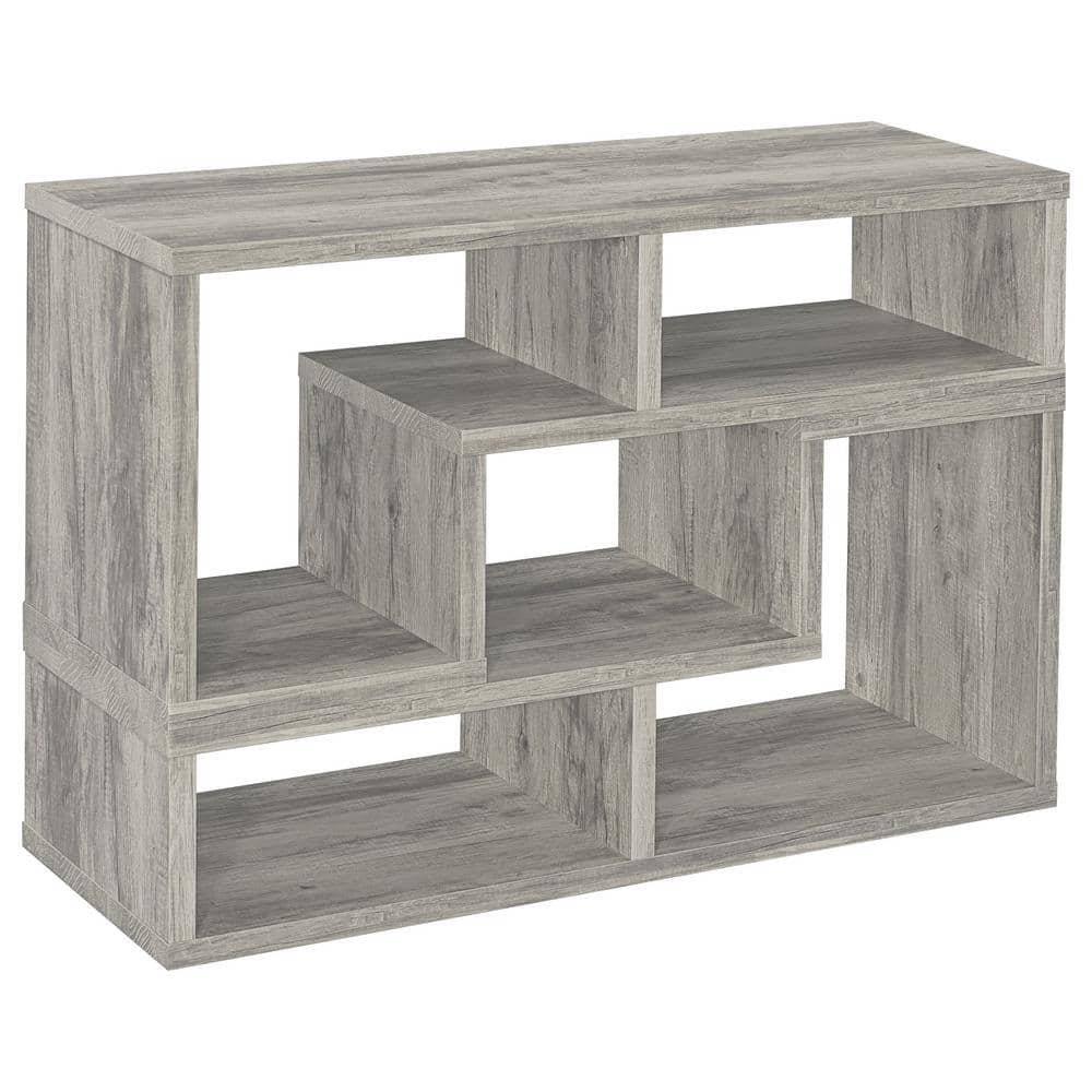 Pearl Silver Geometric Modular Bookcase TV Stand