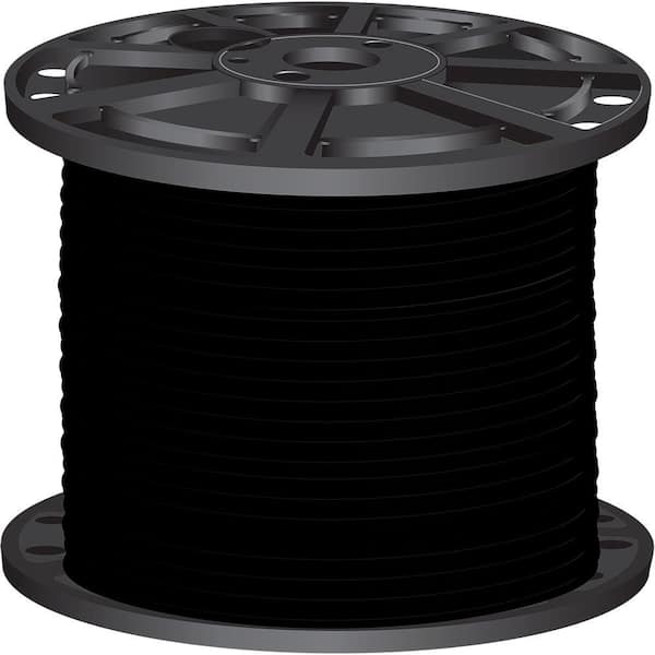 Southwire 2,500 ft. 2 Black Stranded CU SIMpull THHN Wire
