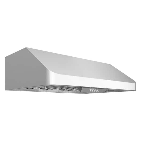 Cosmo 30 in. Ducted Under Cabinet Range Hood in Stainless Steel with Push  Button Controls, LED Lighting and Permanent Filters COS-QB75 - The Home  Depot