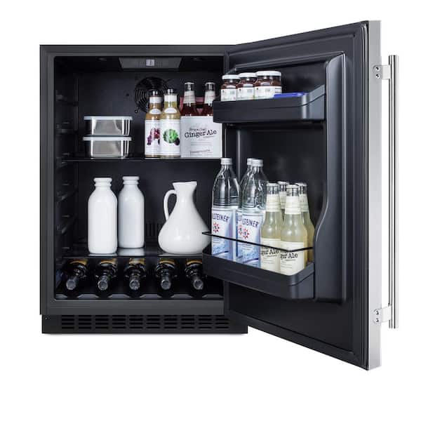 Summit Appliance 24 In W 4 8 Cu Ft, Countertop Mini Refrigerator Cooler
