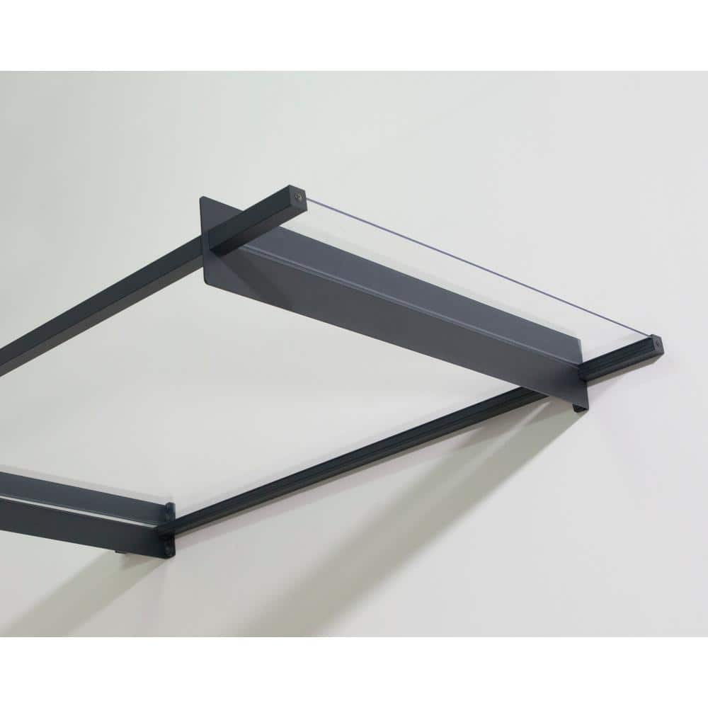 Nancy Gray and Clear Acrylic Door and Window Awning