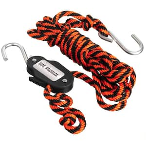 Rope Tie Downs 1/4 In. X 10 Ft. Heavy Duty Rope Lock Adjustable