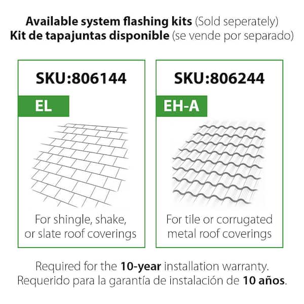 30-1/16 in. x 54-7/16 in. Fixed Deck-Mount Skylight with Laminated Low-E Glass