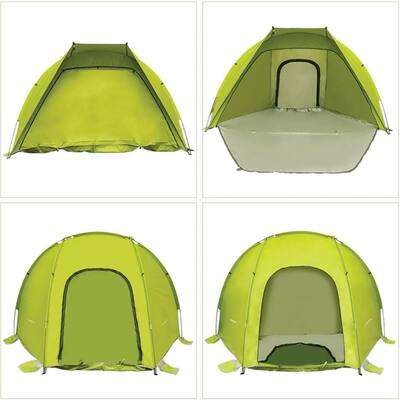 2-Person Outdoor Dome Tent in Green