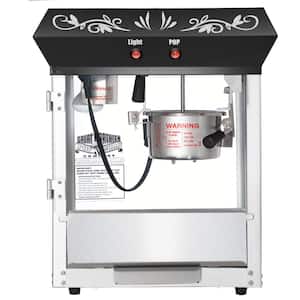 530-Watt 4 oz. Black Foundation Top Popcorn Machine with Starter Kit