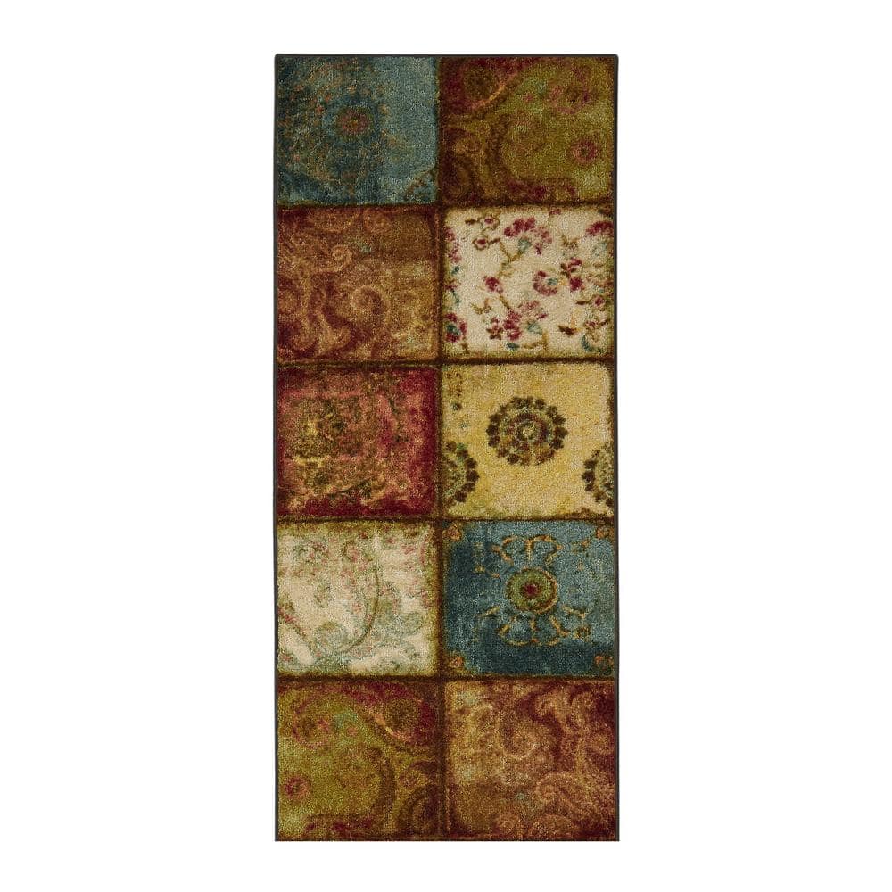 Mohawk Home Artifact Panel Multi 2 ft. x 5 ft. Machine Washable