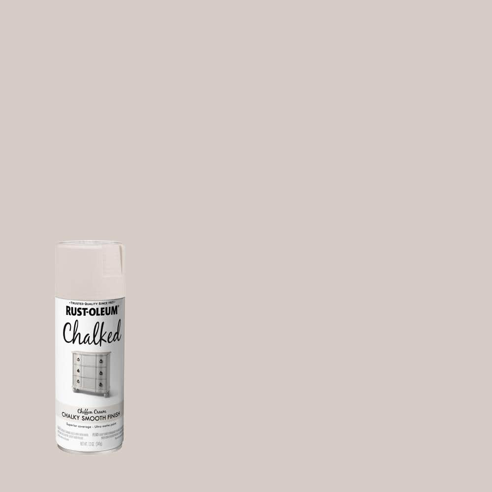 RustOleum 12 oz. Chalked Chiffon Cream Ultra Matte Spray Paint (6Pack