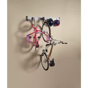 48 in. L GearTrack Bike Garage Wall Storage Kit with 4-Hooks