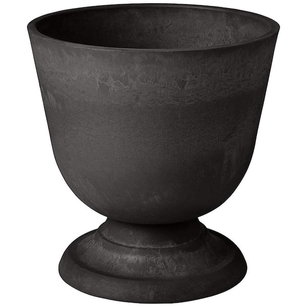 Classical 15 in. x 15 in. Black PSW Urn