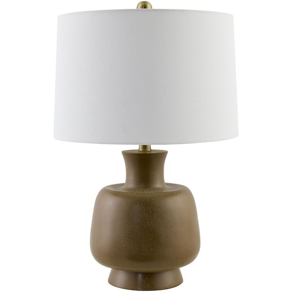Livabliss Belton 22 in. H x 15 in. W Traditional Accent Table Lamp, Brown