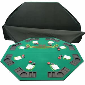 48 in. Folding Poker Table Top for 8 Players