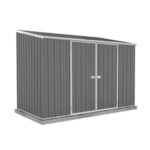 Space Saver 10 ft. W x 5 ft. D Galvanized Steel Metal Shed in Woodland Gray with SNAPTiTE Assembly System (50 Sq. ft.)