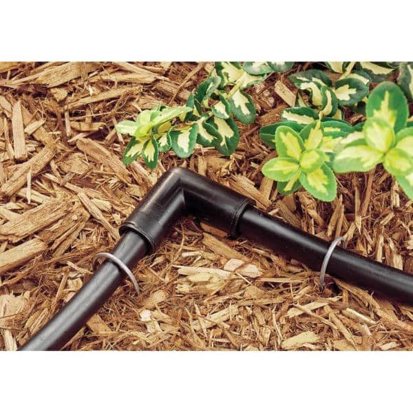 6-inch Galvanized Steel Drip Irrigation Stakes, 10-Pack