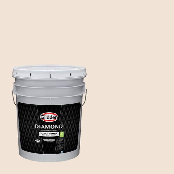 Glidden Diamond 5 gal. PPG1201-1 Uptown Taupe Eggshell Interior Paint with Primer
