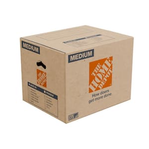 Medium Moving, Shipping, Packing Box with Handles
