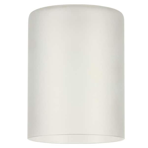 frosted cylinder glass shade