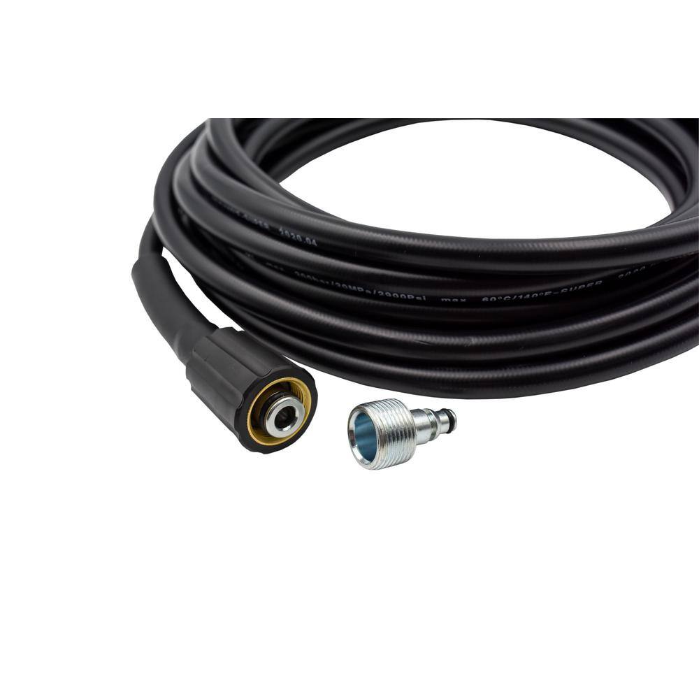 AR Blue Clean 25-Foot Black Polyurethane Pressure Washer Hose Kit