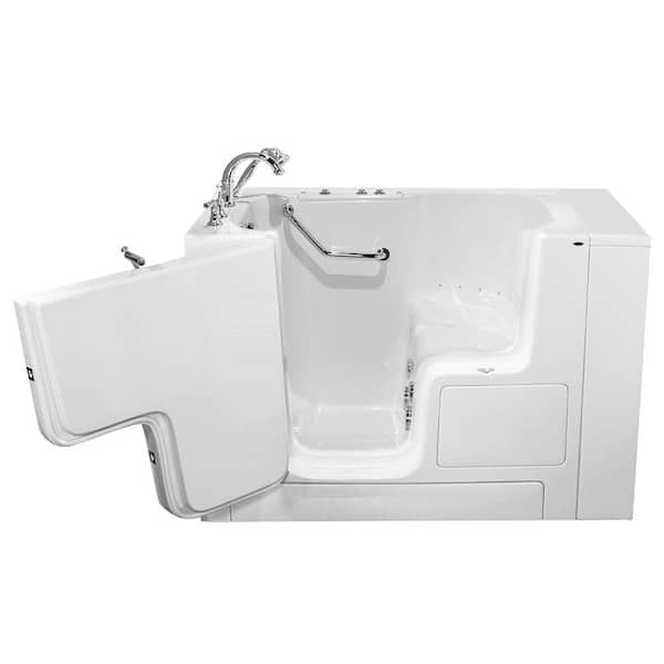 American Standard OOD Series 52 in. x 32 in. Walk-In Whirlpool and Air Bath Tub with Left Outward Opening Door in White
