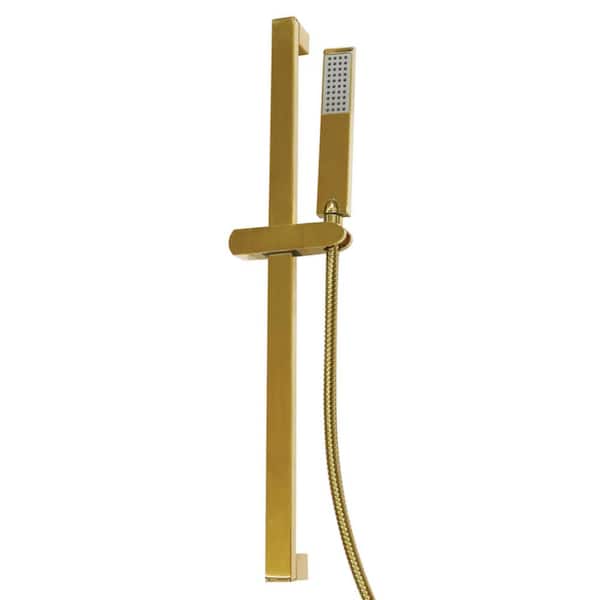 Vilbosch 24 in. Shower Slide Bar in Polished Brass