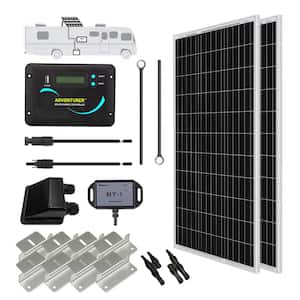 200-Watt 12-Volt Monocrystalline Solar RV Kit