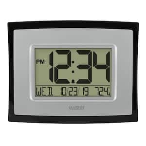 6.85 in. H Digital Clock with Temperature