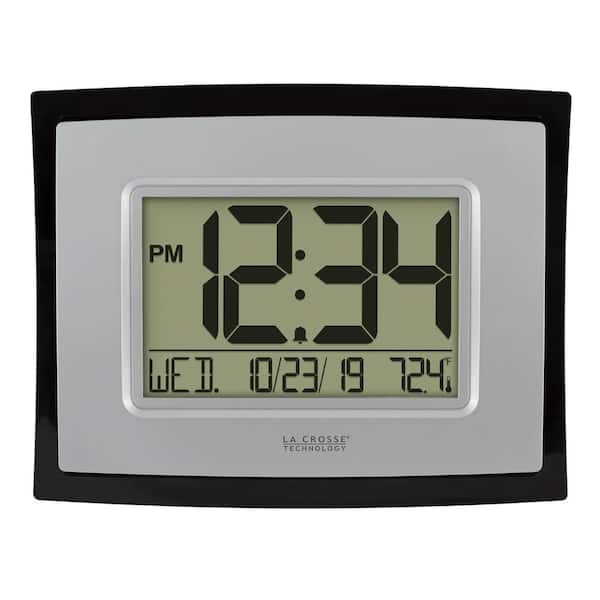 La Crosse Technology 6.85 in. H Digital Clock with Temperature