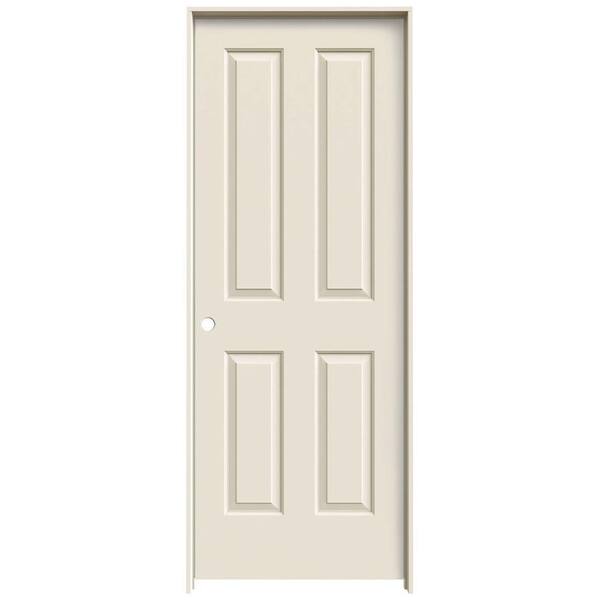 JELD-WEN 24 in. x 80 in. Coventry Primed Right-Hand Smooth Molded Composite Single Prehung Interior Door