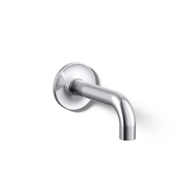 KOHLER Purist 7.75 in. Wall-Mount Bath Spout in Polished Chrome
