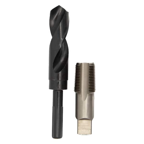 3/4 in. Carbon Steel NPT Pipe Tap and 59/64 in. High Speed Steel Drill Bit Set (2-Piece)