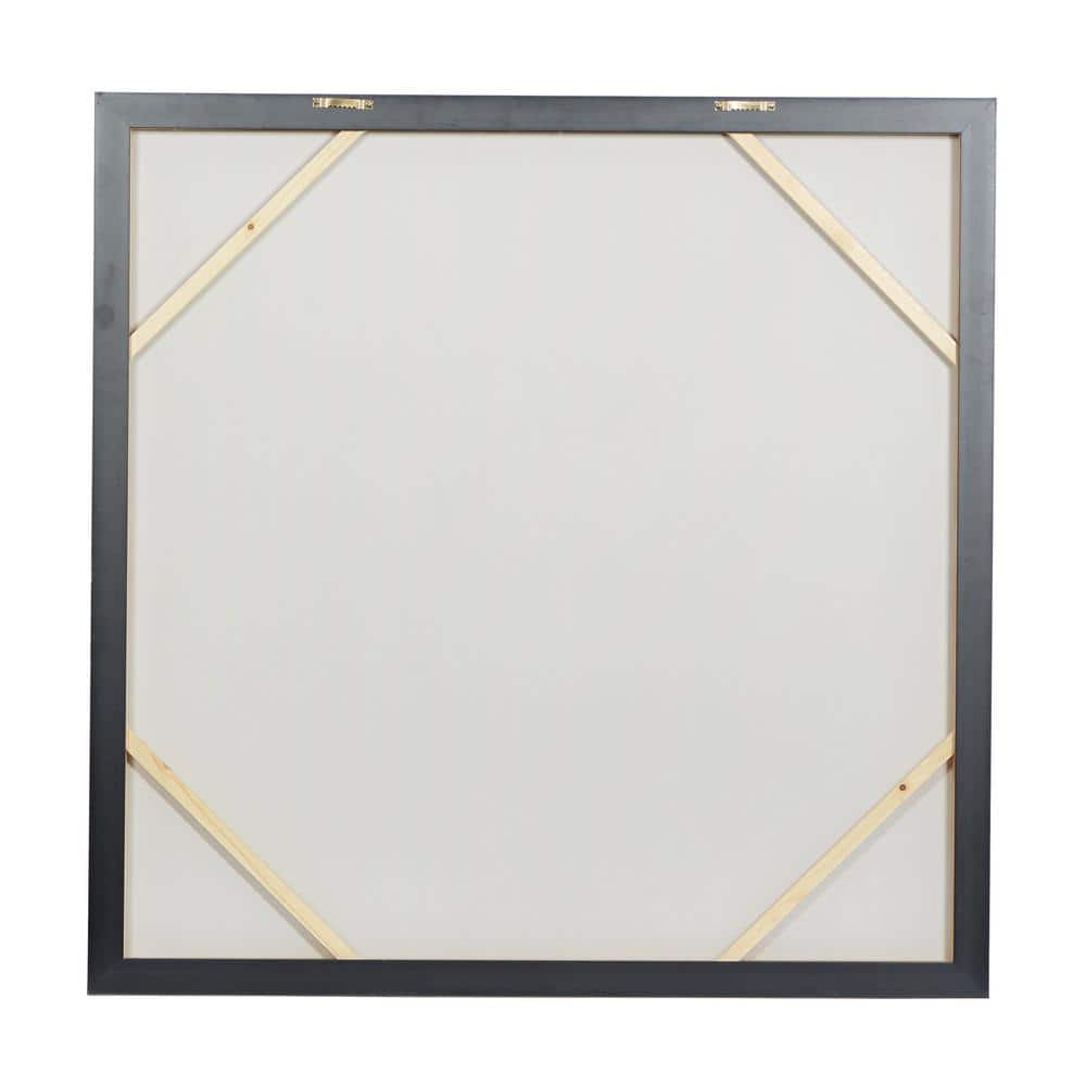 Large White and Silver Abstract Canvas Wall Art