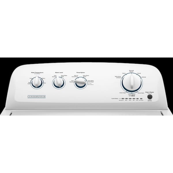 Unbranded 3.8 cu. ft. Top-Load Washer with Dual Action Agitator, 8 Wash Cycles, Stainless Steel Tub, in White VWW3809RW