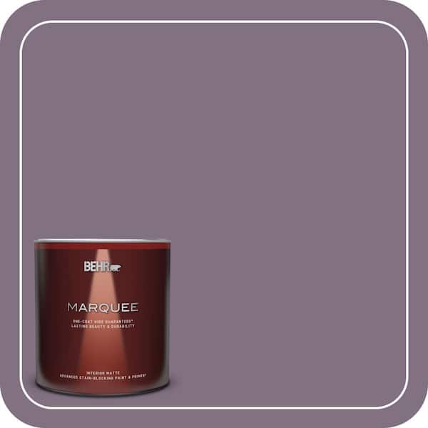 BEHR MARQUEE 1 qt. Home Decorators Collection #HDC-SP14-9 Decorative Iris Matte Interior Paint & Primer