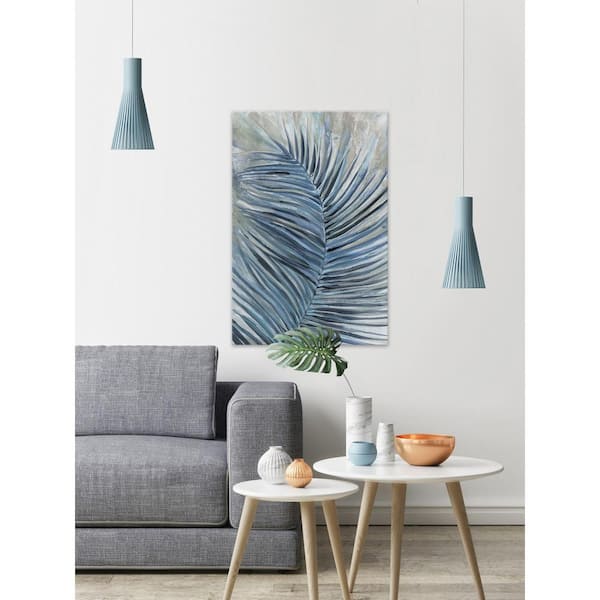 Unbranded 24 in. H x 16 in. W "Blue Spirit" by Marmont Hill Printed Canvas Wall Art