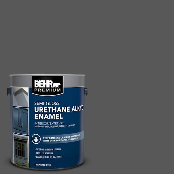 1 gal. #PPU24-22 Shadow Mountain Urethane Alkyd Semi-Gloss Enamel Interior/Exterior Paint