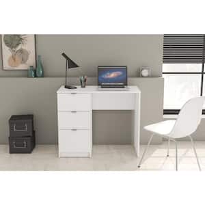 Cambridge 36 in. W Rectangle White Enginered Wood  Drawer Writing Desk