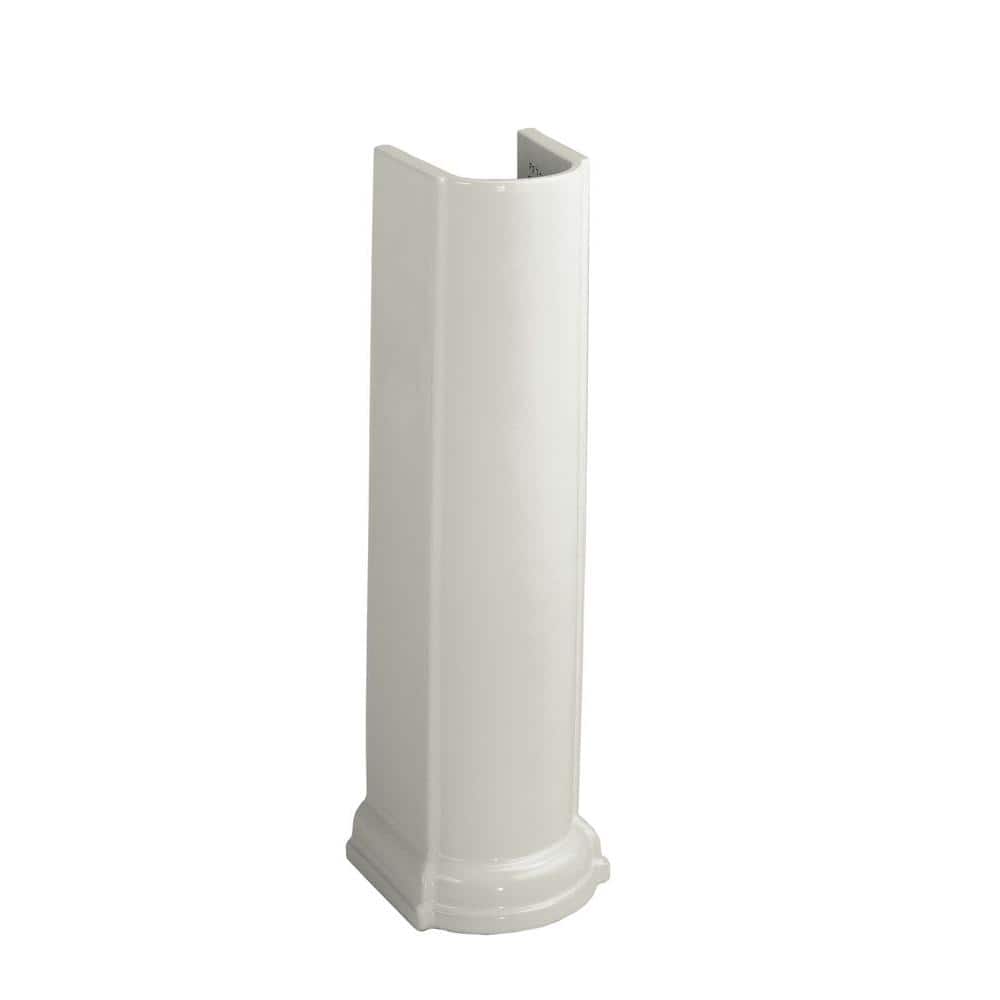 Devonshire Vitreous China Pedestal in Ice Gray