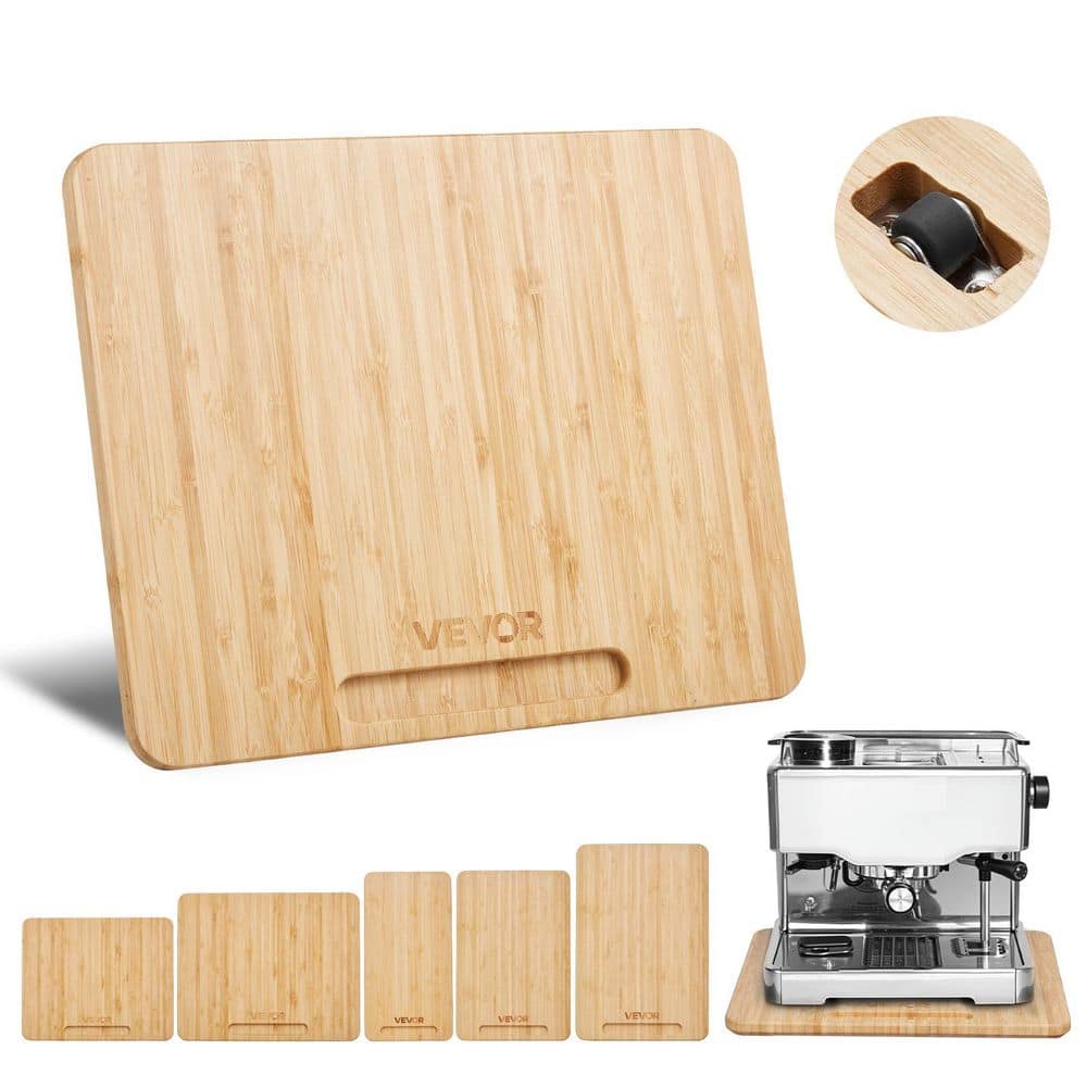 Appliance Slider, Small 10. 5x13 in., Rolling Sliding Tray w/ Rubber Wheels and Hollow Handle, Natural Wood, 2025 Update price history on PriceWatchPro