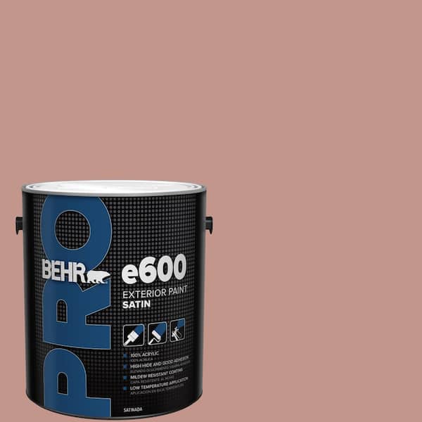 1 gal. #MQ1-18 Pressed Blossoms Satin Exterior Paint